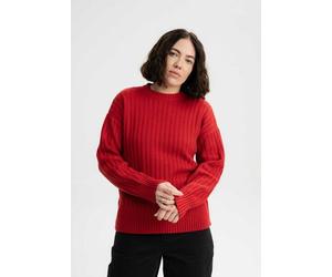 Strukturierter Strickpullover ISHANI | von MELA | Fairtrade & GOTS zertifiziert GRANATAPFEL XS
