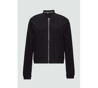 Strukturierter Sweat-Blouson aus Baumwollmix XL schwarz 2149172.9999.XL