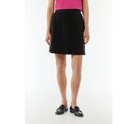 Strukturierter Sweat-Rock schwarz 32