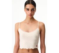 Strukturiertes Baumwoll-Mix Fitted Cami Top M