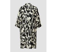 Kleid creme|schwarz - Gr. - 40