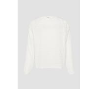 Strukturiertes Jersey-Shirt mit Raglan-Ärmeln 42 creme 2156458.0210.42