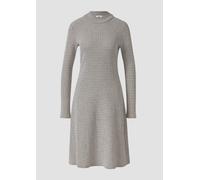 Strukturiertes Jerseykleid mit ausgestelltem Saum 32 creme 2172649.02P0.32