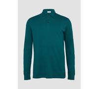 Strukturiertes Langarm-Poloshirt im Relaxed Fit 3XT Blau 2162210.6767.3XT