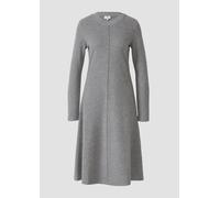 Strukturiertes Midikleid aus weichem Sweat im Slim Fit 40 grau 2170105.97W1.40