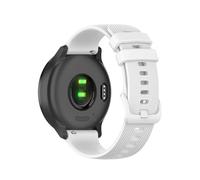 Strukturiertes Silikon Armband Kompatibel mit Amazfit Bip 5/Pace/Balance, 22mm Wasserdichte Weiches Ersatzriemen Uhrenarmband Sportarmband für Damen Herren, A-Weiß