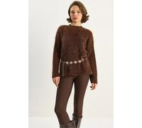 Strukturiertes Strickpullover S/M