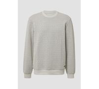 Strukturiertes Sweatshirt mit Crew Neck L grau 2172365.9000.L