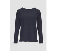 Longsweatshirt S.OLIVER Gr. 44, blau (navy) Damen Sweatshirts (95103130-44) navy