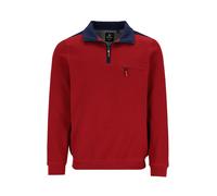 Strukturiertes Troyer-Sweatshirt