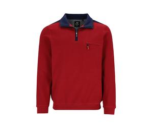 Strukturiertes Troyer-Sweatshirt