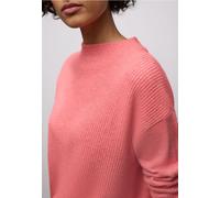 Pullunder STREET ONE, Damen, Gr. 44, striking coral meliert, Web, 37% Baumwolle, 34% Polyacryl, 26% Polyester, 3% Elasthan, unifarben, comfort fit normal, Rundhals, Bündchen, Pullover Pullunder, aus B
