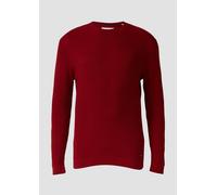 Strukturmix-Pullover aus reiner Baumwolle 2XT rot 2174197.3626.2XT