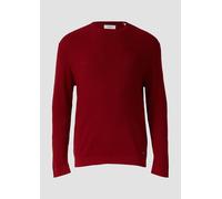 Strukturmix-Pullover aus reiner Baumwolle 4XL rot 2174195.3626.4XL