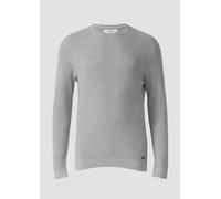 Strukturmix-Pullover aus reiner Baumwolle LT grau 2174197.94W0.LT
