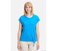 Strukturshirt mit Tunnelzug Blue Aster 40