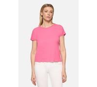 Kurzarmshirt BETTY BARCLAY "Damen mit U-Boot-Ausschnitt", Damen, Gr. 42, pink flambé, Obermaterial: 97% Polyester, 3% Elasthan, loose fit normal, Rundhals, Shirts (26718125-42) pink flambé
