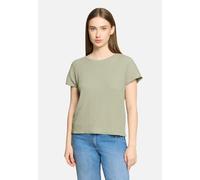 Kurzarmshirt BETTY BARCLAY "Damen mit U-Boot-Ausschnitt", Damen, Gr. 46, seagrass, Obermaterial: 97% Polyester, 3% Elasthan, loose fit normal, Rundhals, Shirts (44563361-46) seagrass