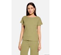 Strukturshirt mit U-Boot-Ausschnitt Soft Olive 38