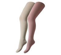 Strumpfhose CAMANO "ca-soft", Kinder, Gr. 98/104, bunt (s.rose, sanftes weiß), Obermaterial: 75% Baumwolle, 22% Polyamid, 3% Elasthan, elastisch, Strumpfhosen Strumpfhose, mit elastischem Bund (733039