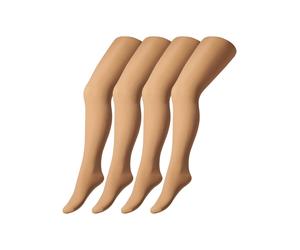 Strumpfhose CAMANO "fine everyday", Mädchen, Gr. 146-164, braun (hellbraun), Obermaterial: 94% Polyamid, 6% Elasthan, unifarben, Strumpfhosen Strumpfhose, mit flachen Nähten (29709501-146) hellbraun