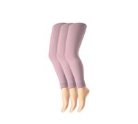 Strumpfhose S.OLIVER "3er Pack", Mädchen, Gr. 98/116, lila (mauve), 90% Polyamid, 10% Elasthan, Strumpfhosen Strumpfhose (10355721-98) mauve