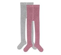 Strumpfhose S.OLIVER "essentials", Mädchen, Gr. 98/104, rosa (heather rose melange, l.grau), Obermaterial: 75% Baumwolle, 22% Polyamid, 3% Elasthan, meliert, Strumpfhosen Strumpfhose, mit nahtloser Ve