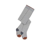 Lässig Strumpfhose Tights aus Bio-Baumwolle - Tiny Farmer Striped - Orange Grey White - Gr. 86/92 + 0,39€ Cashback auf Deine nächste Bestellung