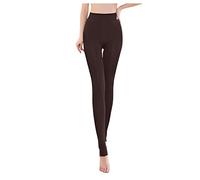 Strumpfhosen Damen Ohne Fuß, Winter Leggings Damen Gefüttert Warme, High Waist Abnehmen Winterstrumpfhose Damen Gefüttert Stützstrumpfhose Elegant Slim-Fit Kompressionsstrumpfhose Damen