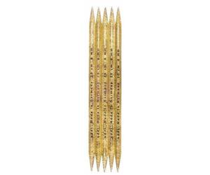 Strumpfstricknadeln mit Glitter 8,00 mm 20 cm 5 St