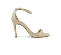 Stuart Weitzman Sandalen - Ivory Leather Nudist Ii 100 Sandals - Gr. 5_5 - in Beige - für Damen