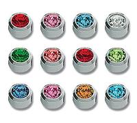 Studex System Plus 12 Paar Studex Ohrstecker weiß 12 Farben ¸3,95 mm