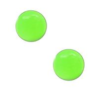 Studex Tiny Tips Ohrstecker für Kinder, hypoallergen, Edelstahl, 5 mm, Neongrün