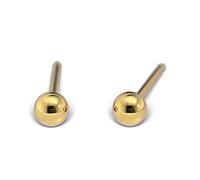 Studex TUBE Hypoallergenic Earrings Ohrringe Kugel gold plattiert 3mm
