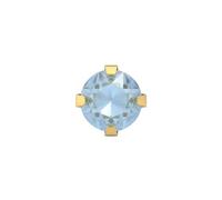 Studex TUBE Hypoallergenic Earrings Ohrringe März Aquamarine Zirkonia gold platiert 5mm