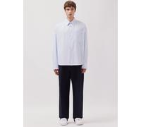 Studio Seidensticker Hemd Damen Modern Fit Baumwolle blau, S