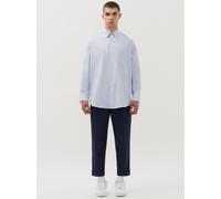 Studio Seidensticker Hemd Damen Modern Fit Baumwolle blau, S