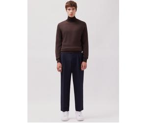 Studio Seidensticker Rollkragenpullover Herren Merino braun, S