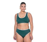 Studio Untold Damen Bikini | Große Größen, Plus Size, Bikini-Slip, Paspel