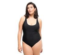 Studio Untold Damen große Größen Übergrößen Plus Size Badeanzug, Häkelkante schwarz 42 829919100-42