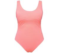 Studio Untold Damen große Größen Übergrößen Plus Size Badeanzug, Softcups, Glitzereffekt, Rundhalsausschnitt flamingo 50 818023509-50
