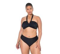 Studio Untold Damen große Größen Übergrößen Plus Size Bikini-Top, Softcups, drapierte Büste schwarz 54 841242100-54