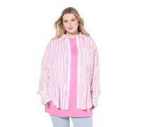 Studio Untold Damen große Größen Übergrößen Plus Size Hemdbluse, Oversized, Streifen pink 42+ 841636806-42+