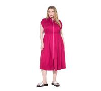 Studio Untold Damen große Größen Übergrößen Plus Size Maxikleid, A-Line, Zipper pink rot 50+ 840411530-50+
