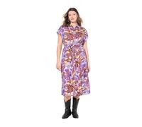 Studio Untold Damen große Größen Übergrößen Plus Size Maxikleid, Oversized, Paisley-Print violett 50+ 838924830-50+
