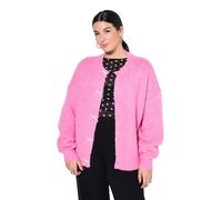 Studio Untold Damen große Größen Übergrößen Plus Size Strickjacke, Oversized, Scheifenknöpfe pink 54+ 848366804-54+
