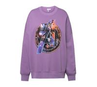 Studio Untold Damen große Größen Übergrößen Plus Size Sweatshirt Marvel, Oversized, Rundhals, Langarm, Unisex Lavendel M 825763819-M