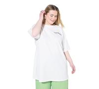 Studio Untold Damen große Größen Übergrößen Plus Size T-Shirt, Oversize Shape, Halbarm, Rückenprint Offwhite 50+ 841474200-50+