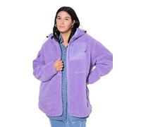 Studio Untold Damen große Größen Übergrößen Plus Size Teddyjacke, Oversized, Kapuze, Langarm lila 50+ 814673810-50+