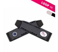 Stübben MagicTack Loop magnetische Lederschlaufen schwarz 29 mm - Kandare / 45 cm - Warmblut Extra / X-FULL 45 cm - Warmblut Extra / X-FULL